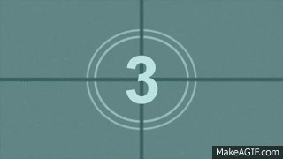 Old Movie Countdown Timer (3 Seconds, With Sound) - HD DOWNLOAD on Make