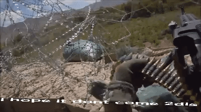 Machine Gun Fire Support For A U S Army Patrol Under Fire On Make A Gif