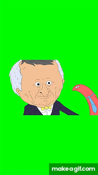 Smiling Friends "Alan, We are so F**KED!" meme - Green Screen on Make a GIF