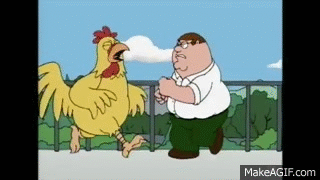 The First Chicken Fight Family Guy TBS on Make a GIF.