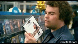 The Holiday (2006) | Video Store Scene | Jack Black &amp; Kate Winslet on Make a GIF