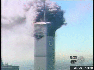 9/11: WTC South Tower Plane Crash on Make a GIF