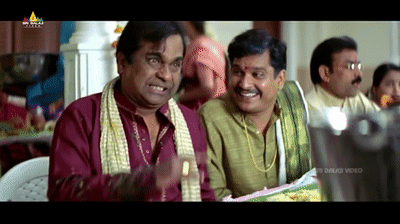 Vikramarkudu Comedy Scenes Back to Back | Ravi Teja, Brahmanandam | Sri  Balaji Video on Make a GIF