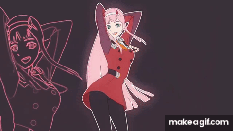Zero Two Dance 1080p 60fps On Make A Gif