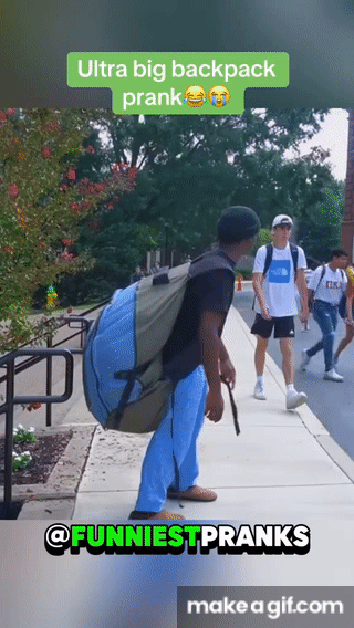 Exploding Backpack Gif backpack on Make a GIF