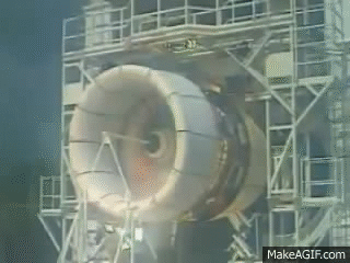 Real Jet Engine Explosion on Make a GIF