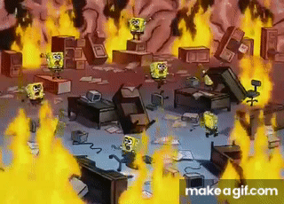 Spongebob Threw Out The Brain Gif Animation