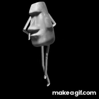 Moai emoji fortnite dance on Make a GIF