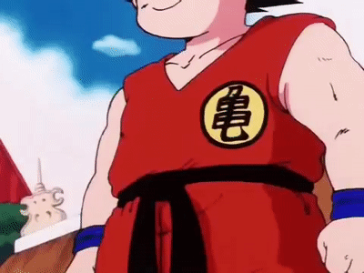 Goku vs Tenshinhan on Make a GIF