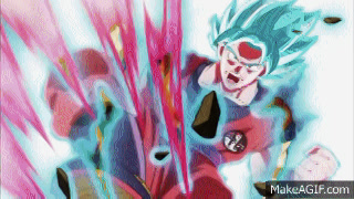 Super Saiyan Blue Kaioken x20 Goku vs Jiren (Subbed) on Make a GIF