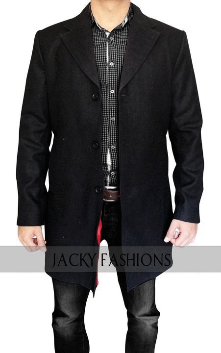 Peter Capaldia Doctor Who Coat 100% Wool Fabric on Make a GIF