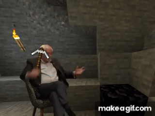 Bernie Sanders Mines Obsidian With An Iron Pickaxe In Minecraft On Make A Gif
