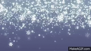 Falling Snowflakes Background Loop for Winter/Holidays on Make a GIF