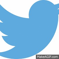 Twitter Logo which has gone crazy on Make a GIF
