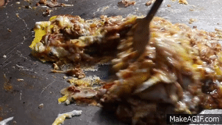 Indian Street Food - The BIGGEST Scrambled Egg Ever! on Make a GIF