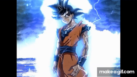 Goku manga animations you need fr on Make a GIF