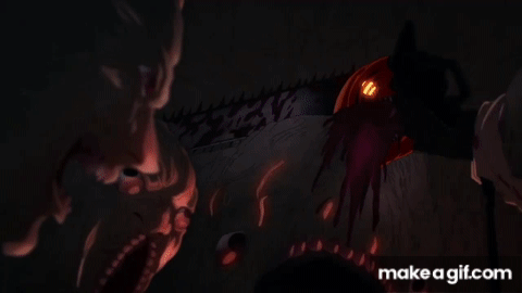 Chainsaw Man vs The Eternity Devil | Full fight HD clip | on Make a GIF