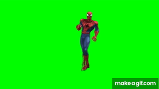 Spider Man Bailando Pantalla Verde on Make a GIF