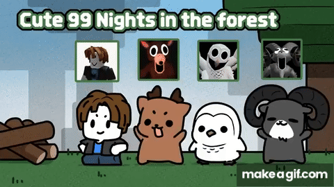 Cute 99 Nights In The Forest Animation On Make A GIF