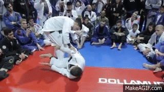 Rafa Mendes showing worm guard / lapel sweep to back take