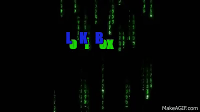 Matrix Text Code Rain (no audio) 0:20 on Make a GIF