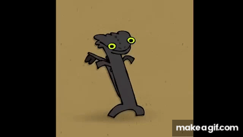 1 HOUR of Toothless Dancing to Driftveil City on Make a GIF