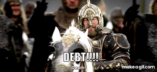 Debt on Make a GIF