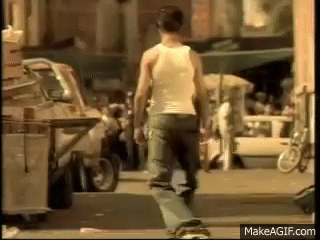 Levi's crazy legs commercial on Make a GIF