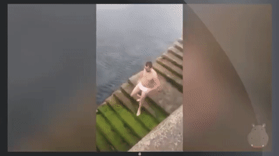 People Falling Down Stairs Funny Compilation YouTube on Make a GIF
