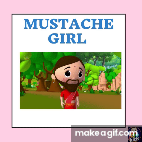 Mustache Girl Story | Hindi Comedy Stories | Hindi Fairy Tales on Make