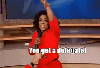 Oprah you get a delegate! on Make a GIF