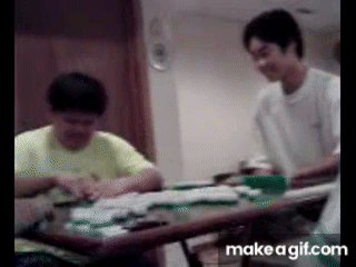 Funny Angry Mahjong Kid