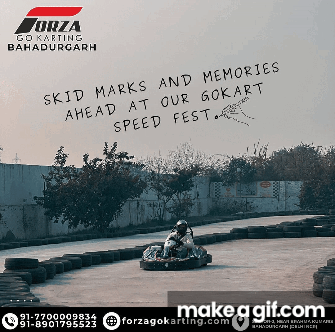 Skid marks and memories ahead at our Go Kart Speed fest. on Make a GIF