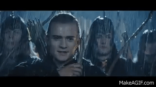 Best & Favorite Lord of the Rings Quotes - "Or would you like me to find  you a box?" (Legolas/Gimli) on Make a GIF