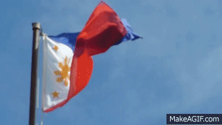 philippine flag waving animation