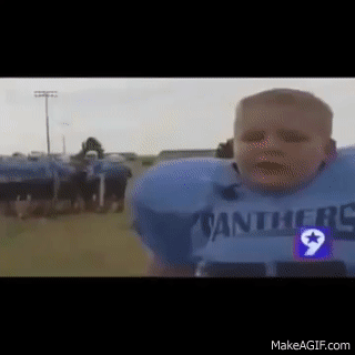 Blind football metal kid on Make a GIF