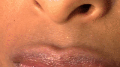 FLAWLESS Finishing Touch facial hair remover. How did it do? on Make a GIF