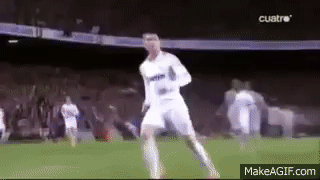 Cristiano Ronaldo Calma, calma, calma que aquí estoy yo Barcelona 1 2 Real  Madrid on Make a GIF