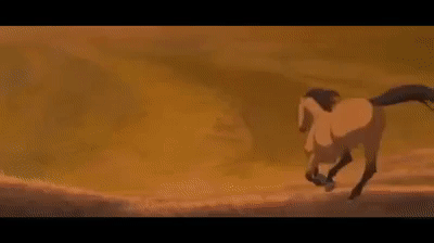 Spirit stallion of the cimarron-The surprise for Spirit and Rain in  Greek!!! HD on Make a GIF