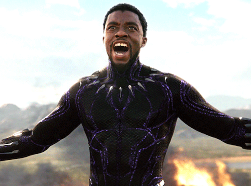 weiszs:Chadwick Boseman as T'Challa in Black Panther (2018) on Make a GIF