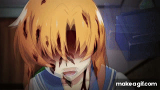 Higurashi no naku koro ni 2020: Reina attacks Keiichi scene raw