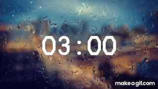 3 Minute Timer - Relaxing Music on Make a GIF