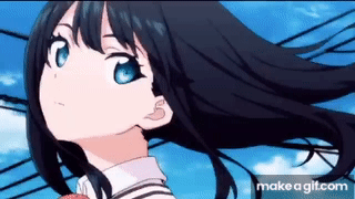 Cute Anime girl GIF on Make a GIF