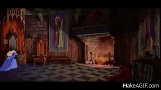 Sleeping Beauty Scary Spindle Scene On Make A Gif