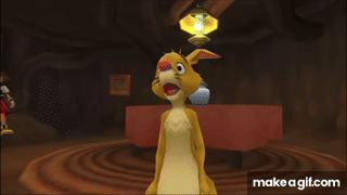 Snapcube’s Kingdom Hearts fandub but it’s just Rabbit on Make a GIF