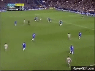 Ronaldinho Goal For Barcelona V Chelsea At Stamford Bridge In 05 On Make A Gif