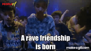 rave on Make a GIF