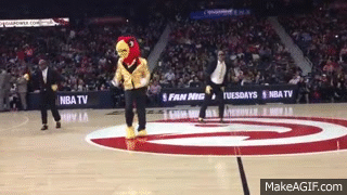 Harry The Hawk Uptown Funk on Make a GIF