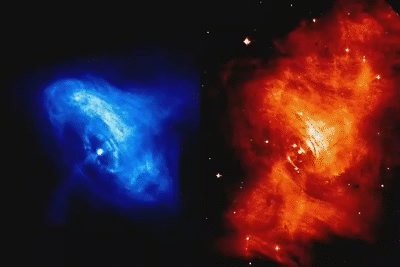 Time-Lapse Movie Of Crab Pulsar Wind on Make a GIF