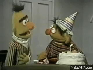Sesame Street - Happy Birthday to U on Make a GIF